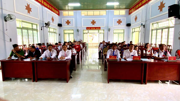 ĐẢNG BỘ CÁC CƠ QUAN ĐẢNG XÃ ĐĂK KÔI TỔ CHỨC ĐẠI HỘI ĐẢNG BỘ XÃ LẦN THỨ I, NHIỆM KỲ 2025-2030